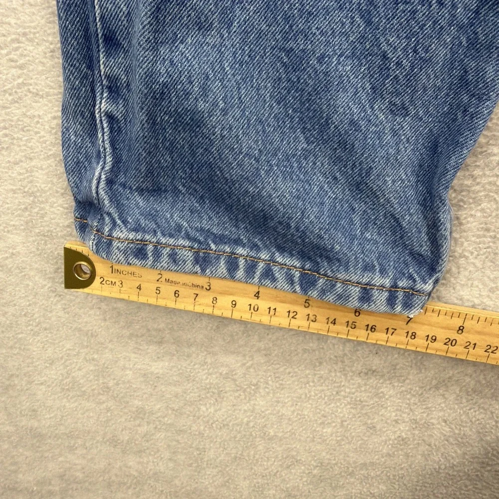 Levis 514 Jeans Men‎ 32x32 Blue Denim Pants Straight American Distressed Grunge